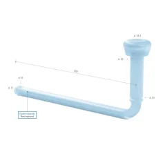 Pezonera de ordeño adapt. a DeLaval S100 (61-01-986836-02)