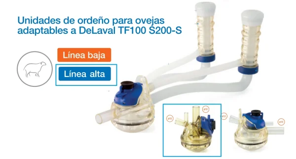 Punto de ordeño completo adapt. delaval S200 Linea Alta y Linea Baja