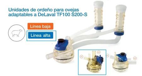 Punto de ordeño completo adapt. delaval S200 Linea Alta y Linea Baja