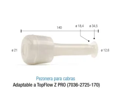 Pezonera ordeño adapt. GEA Westfalia TopFlow Z PRO – 7036-2725-170 Cabras