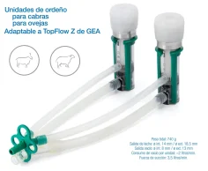 PUNTO DE ORDEÑO COMPLETO TIPO TOPFLOW ( WESTFALIA ) PARA CABRAS / OVEJAS