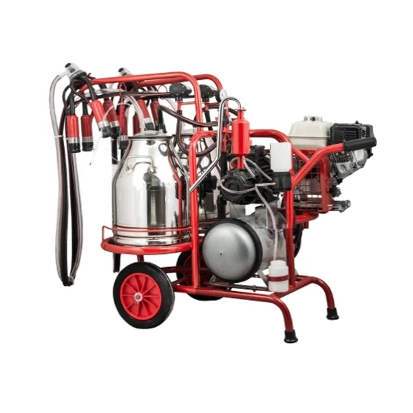 Ordeñadora para 2 vacas con 2 cantaras y con motor a Gasonila