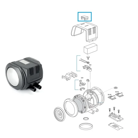 Recambios para pulsador neumatico adapt. Delaval HP102 / HP100