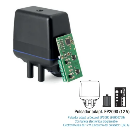Pulsador electronico adapt. Delaval EP 2090 con tarjeta independiente (12v /24v) 99656789