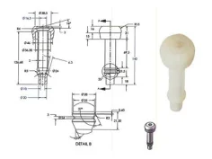 SILICONA PEZONERA PARA MAQUINAS DE ORDEÑO GALIA MODELO CORTO