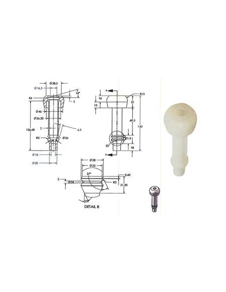 SILICONA PEZONERA PARA MAQUINAS DE ORDEÑO GALIA MODELO CORTO