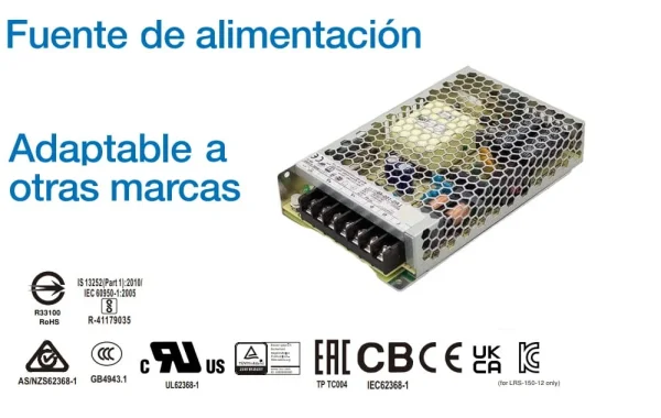 Fuente de alimentacion para pulsadores electronicos salas de ordeño