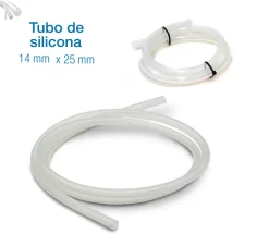 Manguera silicona para leche 14x25 - Punto de ordeño a tuberia