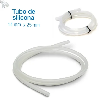 Manguera silicona para leche 14x25 - Punto de ordeño a tuberia