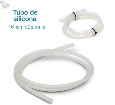 Manguera silicona para leche 16x27 - Punto de ordeño a tuberia o cantara
