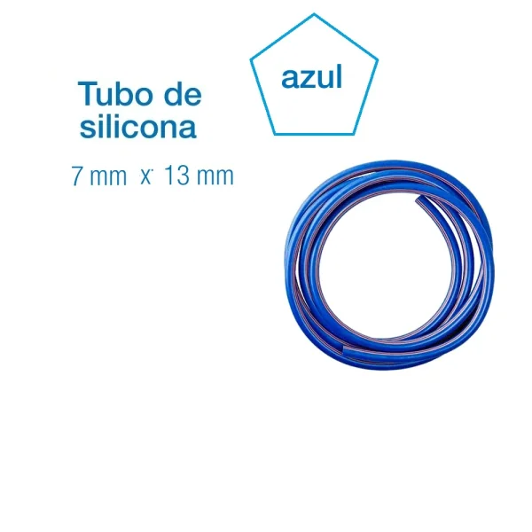 Manguera silicona azul para aire 7x13 (pulsacion)