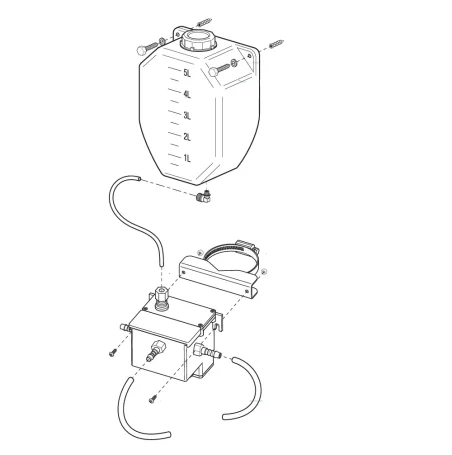 Engrasador de alta capacidad para bombas de vacio