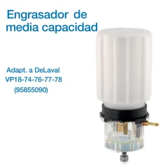 Lubrificador para bombas de vacio delaval