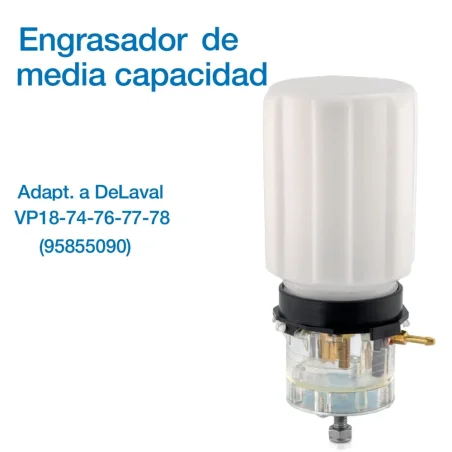 Lubrificador para bombas de vacio delaval