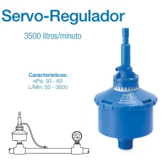 Servo - regulador de vacio grande 3.500 l/min . Marca Flaco