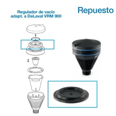 Membrana para regulador de vacío VRM 900  adapt. DeLaval 959275-01