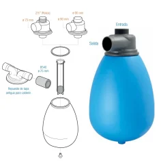 Repuestos para calderin colgante 25L (Azul)
