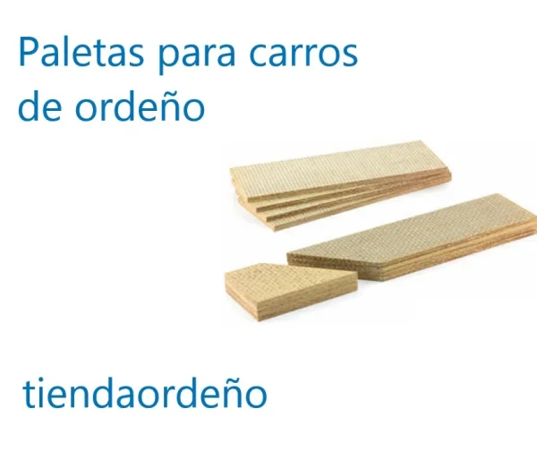 Juego 4 uds Paleta para bomba de vacio. Carros de ordeño tiendaordeño (EDICION PLATEADA)
