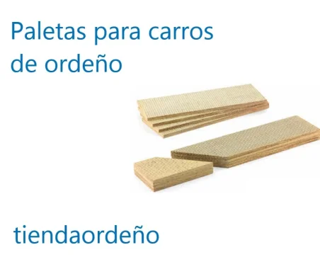 Juego 4 uds Paleta para bomba de vacio. Carros de ordeño tiendaordeño (EDICION ROJA)