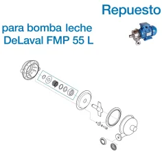 Repuestos adapt. bomba de leche Delaval FMP 55 L (99896995)