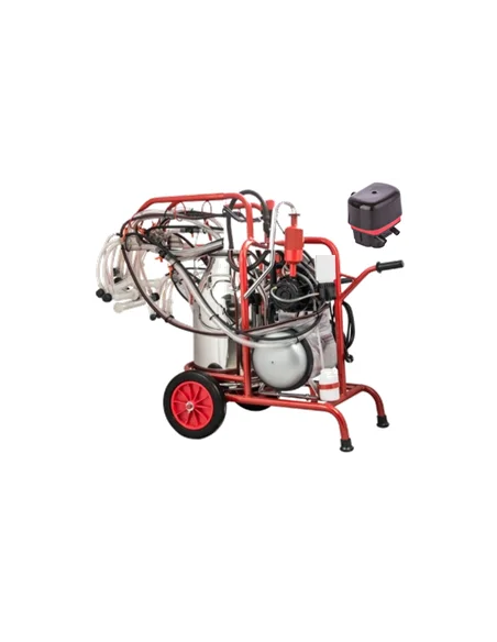 Ordeñadora para 4 cabras con pulsacion electronica