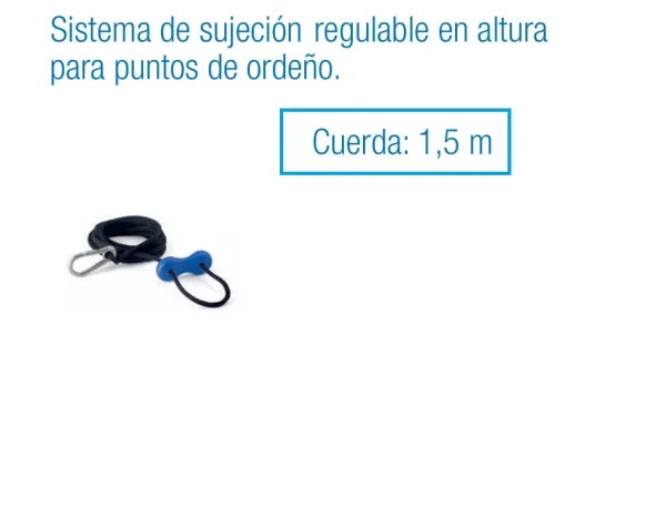 Sistema de sujecion puntos de ordeño