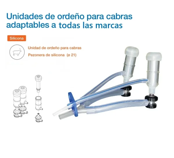 juego pezoneras para salas de ordeño , carros de ordeño y ordeñadoras