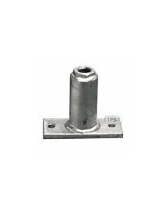 Pie de tanque galvanizado, altura : 120mm, adaptable con tanques Prominox & Alfa-Laval