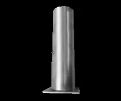 Pie en inox de tanque Japy, altura:210mm fileteaje interior 60mm