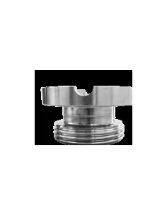 Medio cuerpo de válvula Definox DN76 /macho SMS Ø76, para tanques Japy & Serap