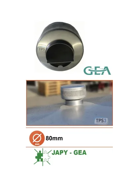 Respiradero Ø80mm para tanques Japy