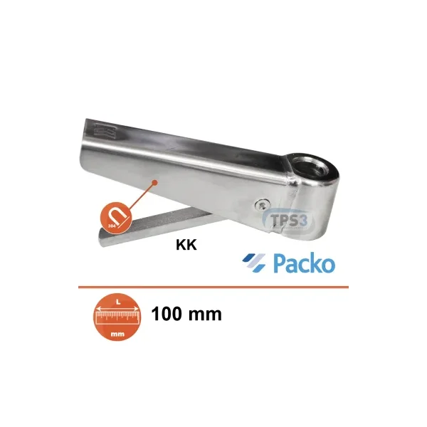 Puñado de válvula KK, L:100mm, tanques Packo