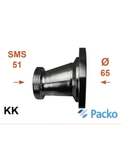 Semicuerpo de válvula KK DN65 / SMS 51
