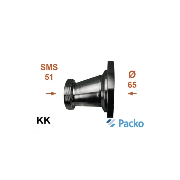 Semicuerpo de válvula KK DN65 / SMS 51