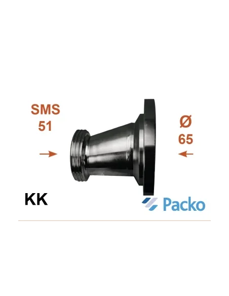 Semicuerpo de válvula KK DN65 / SMS 51