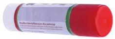 Marcador rojo para ganado