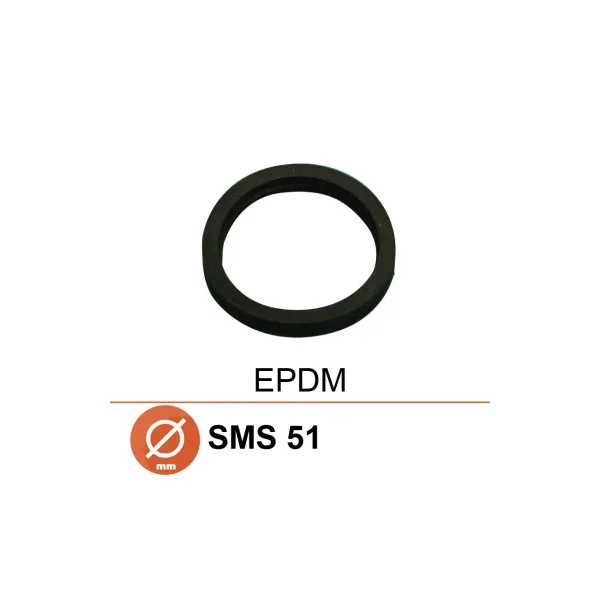 Junta "L" EPDM SMS Ø51