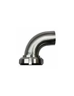 Salida de tanque inox acodada Hembra DN51 / SMS Ø51