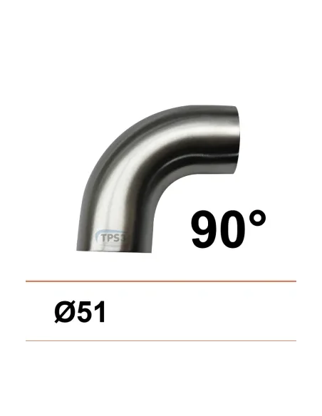 Codo inox 90° DN51