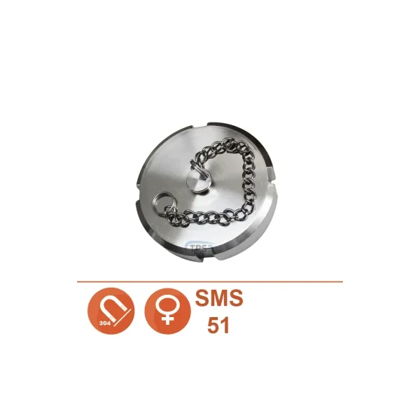 Tapón Hembra inox SMS Ø51