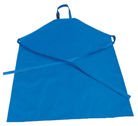 Delantal de Ordeño de PVC azul con bolsillo