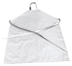 Delantal de Ordeño de PVC blanco con bolsillo