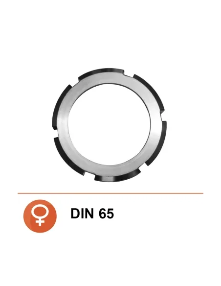 Tuerca DIN Ø65 acero inoxidable 304