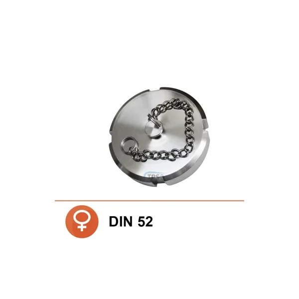 Tapón Hembra inox DIN Ø52