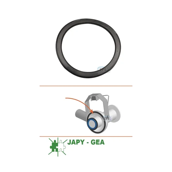 Junta de puerta para salida autolimpiante inox Japy/GEA