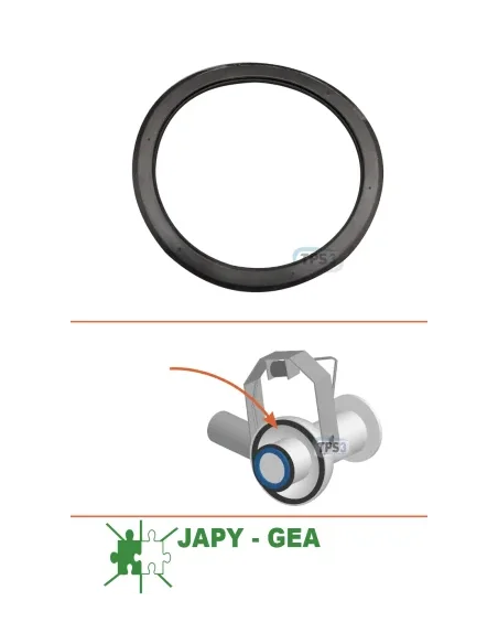 Junta de puerta para salida autolimpiante inox Japy/GEA