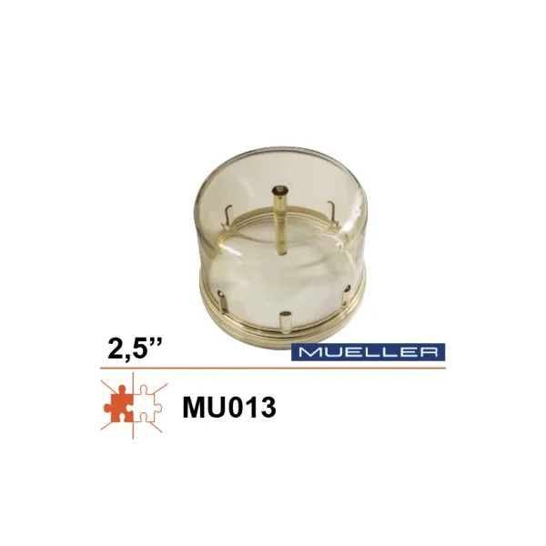 Tapón plástico de punta roscada autolimpiante Mueller 2,5''
