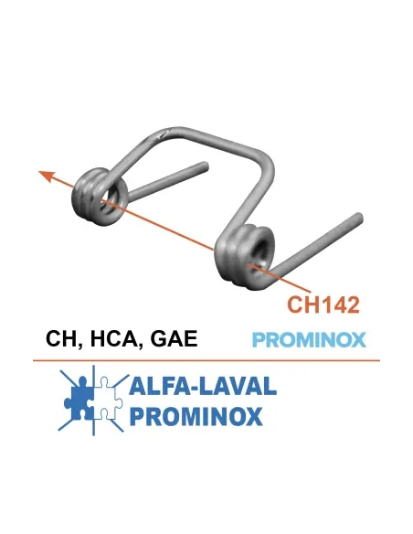 Ressort adaptable de porte Alfa-Laval et Prominox