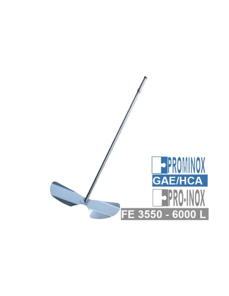 Cuchillas mezcladoras GAE/HCA (Prominox) y FE 3550- 6000L (Pro-Inox)