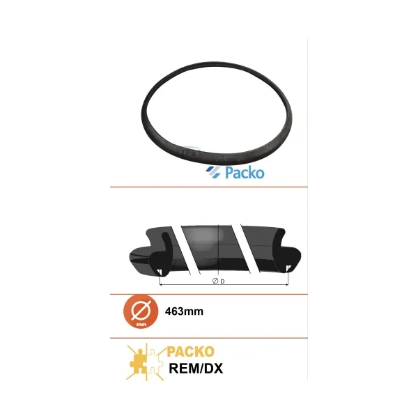 Junta de agulero de hombre Ø460 para tanques RM tanks (Packo)